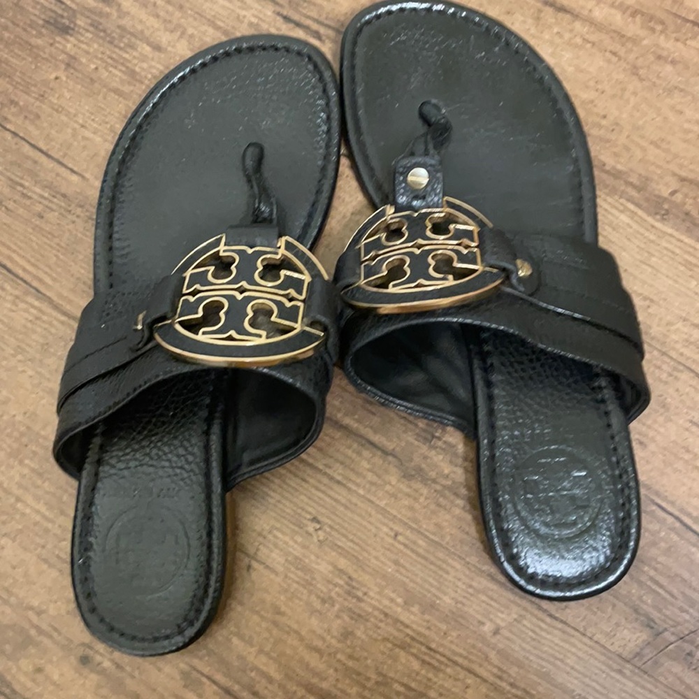 Tory Burch Amanda Black Sandals